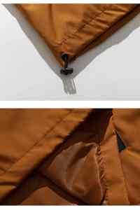 Sweat à capuche personnalisé randonnée en plein air coupe-vent imperméable veste de travail utilitaire fermeture éclair veste de sport décontractée pour hommes - Product Image 4