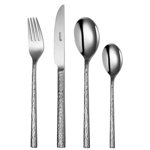 Juego de cubiertos de acero inoxidable Juego de cubiertos de alta calidad con diseño de mango único para el hogar Restaurante Fiestas de bodas - Product Image 1
