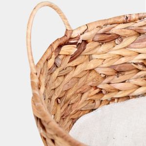 Panier à fruits en jacinthe d'eau en gros, panier de rangement et d'organisation multifonctionnel Viettimecraft - Product Image 2