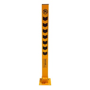Poste de Estacionamiento Plegable con Cerradura de 75 cm, Barrera de Acero para Estacionamiento con Candado Incluido para Estacionamiento de Autos - Product Image 1