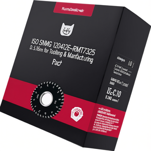 Plaquette de tournage indexable ISO SNMG 120412E-RMT7325 D. 5.16mm MT-CVD revêtue, lot de 10 pour outillage et fabrication - Product Image 2