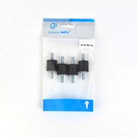 Bloc de pare-chocs d'amortisseur de vibrations en caoutchouc naturel EPDM NBR de haute qualité pour le service de traitement de moulage