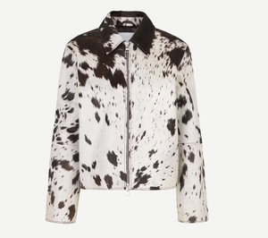 Chaqueta de cuero genuino de piel de vaca para mujer, ropa de invierno para mujer, chaqueta de cuero estilo motorista, abrigos con bolsillos - Product Image 5