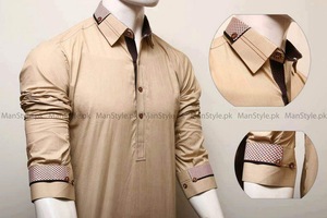 Últimos diseños formales de talla grande Salwar Kameez para Hombres estilo pakistaní - Product Image 5