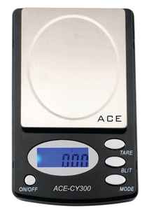 Báscula Digital de Bolsillo ACE CY-300 para Joyería y Materiales Medicinales, Pantalla LCD Retroiluminada, Capacidad de 300g, Medición de Peso Duradera - Product Image 5