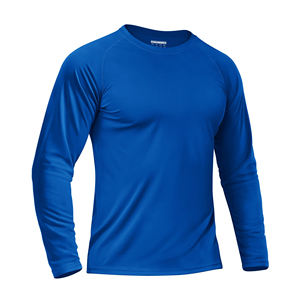 เสื้อแรชการ์ดแขนยาวผู้ชาย ยืดหยุ่น สวมใส่สบาย น้ำหนักเบา สำหรับเล่นกีฬาและป้องกันแสงแดด - Product Image 1