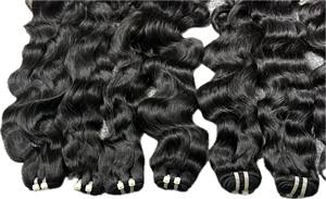 Vente en gros d'extensions de cheveux humains vierges 100% diverses couleurs de trame de vague naturelle article le plus chaud grande disponibilité de stock HD inclus - Product Image 2