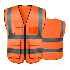 Gilet de sécurité réfléchissant 6 couleurs de haute qualité pour travailleur gilet de sécurité haute visibilité avec propre logo personnalisé - Product Image 5