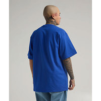 Shaka Wear Max Heavyweight T-Shirt T-shirt à col rond classique pour homme en coton à manches courtes T-shirts bleus