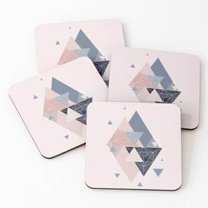 4 Pieces Coasters Set 2024 Hot Selling Enamel Printed Non Slip Mat Amazing Designing on Coaster Hot Selling 2024 <b>Placemat</b> - Product Image 3