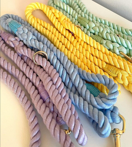 Stone Grey Organic Cotton Rope Dog <b>Leash</b> <b>Pet</b> Supplies Accessory Customized Colored Cotton Rope Handmade Dog <b>Leash</b> <b>Pet</b> <b>Leash</b> Set - Product Image 2