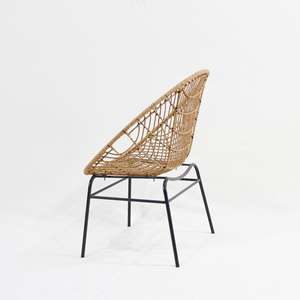 Sillón reclinable ajustable de teca para exteriores con cojines CH-factory - Product Image 5