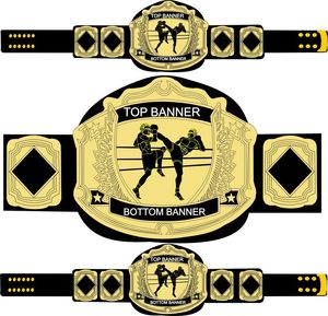 Cinturón de campeonato MMA Ultimate Fighting Champion Title - Product Image 3