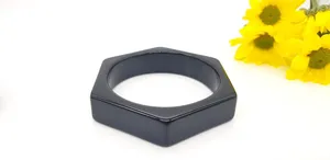 Pulsera hexagonal hecha a mano de alta calidad para niñas, elegante diseño náutico, mejor acabado, modelo de arte, patrón, artesanías de resina - Product Image 2