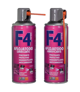 Spray Lubrificante Multiuso F4 con Diffusore Lungo 400ml (Faren 974SDESPPT) - Product Image 4