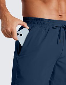 กางเกงขาสั้นออกกำลังกายสำหรับผู้ชายกางเกงขาสั้นเล่นกีฬาแบบ2 in 1ระบายอากาศได้ดีออกแบบโลโก้ได้ตามต้องการ - Product Image 3