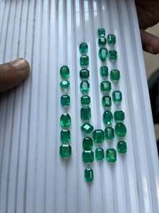 Émeraude naturelle de Zambie, pierre précieuse en vrac, cabochon poli, coupe ovale, émeraude pour la fabrication de bijoux et l'utilisation de cristaux de guérison - Product Image 2