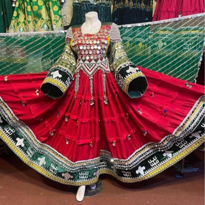 ชุดเดรส Afghan Kuchi สำหรับผู้หญิงเดรสยาวแขนยาวระบายอากาศได้ดีชุดเดรสสำหรับงานแต่งงานและงานปาร์ตี้สำหรับผู้หญิงดีไซน์สวย - Product Image 4