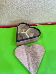 Boîte de rangement pour bijoux en bois naturel poli de style rustique, boîte à souvenirs multifonction pour accessoires de mariage - Product Image 4