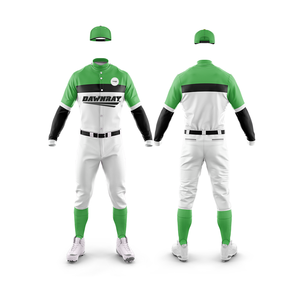 Uniforme de match de baseball personnalisé |   Tenue de baseball d'équipe avec logo et numéros personnalisés |   Ensemble de baseball en polyester respirant - Product Image 3