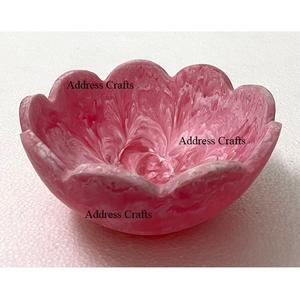 ชามเรซินใส่ผลไม้สีขาวแบบหมุนสำหรับบ้านโรงแรมร้านอาหารชามสลัดทำจากเรซิน - Product Image 4