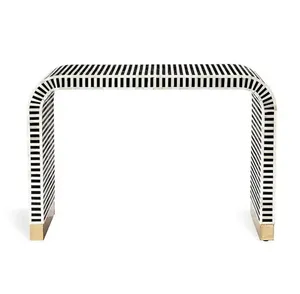 โต๊ะคอนโซลฝังมุกแท้ ดีไซน์ OEM ตกแต่งบ้าน เฟอร์นิเจอร์คุณภาพจากโรงงานเวียดนามโดยตรง - Product Image 6