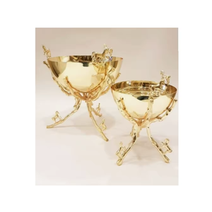 Bol à chocolat standard composé de métal de haute qualité utilisé pour la décoration intérieure et le dessert au mariage, aux hôtels et aux maisons - Product Image 3