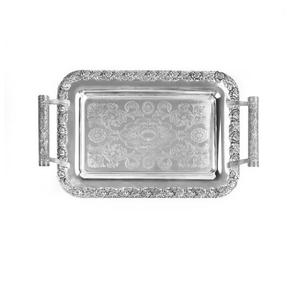 Bandeja de hierro con asas de madera, bandeja de metal estilo granja para exhibición de mesa, calidad de exportación, bandejas de almacenamiento de bajo precio - Product Image 6