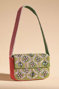 Bolso bordado con patrón de hojas y forro interior - Product Image 5