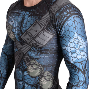 Best Quality Stylish Winter Rash Guard for Men Long Sleeve MMA Rush Guard With Custom Logo Compression Feature <b>Maximizing</b> Wear - Product Image 1