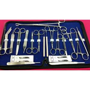 Kit de disección para estudiantes menores de 37 piezas Juego de instrumentos quirúrgicos veterinarios Acero inoxidable Grado quirúrgico Autoclavable - Product Image 4