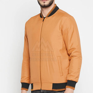 Venta al por mayor de secado rápido chaqueta de los hombres para la venta en línea de poliéster hecho chaqueta de bombardero para los hombres - Product Image 2