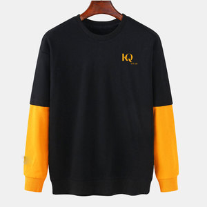 เสื้อสเวตเชิ้ตผู้ชายสุดเท่ ผ้าฝ้าย 100% สำหรับฤดูหนาว สีพื้น พร้อมโลโก้สั่งทำ เหมาะสำหรับแฟชั่นวิทยาลัยและสตรีทแวร์ - Product Image 1