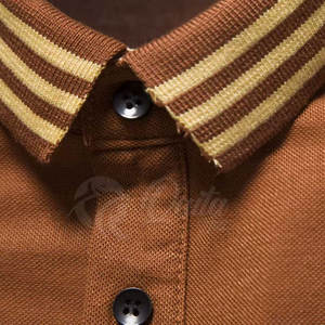 Meilleures ventes T-shirts polo pour hommes 100% coton Coupe ajustée Manches courtes Motif imprimé Dernier design quantité minimale de commande bas - Product Image 4