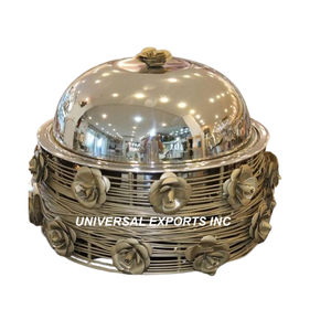 Olla de madera con acabado Natural, cazuela hecha a mano de excelente calidad, tamaño personalizado, nuevo calentador de alimentos de Metal - Product Image 6