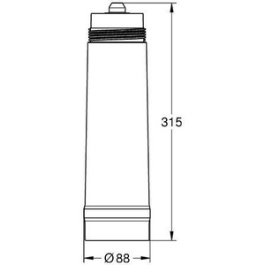 Filtro de Repuesto Grohe BWT Blue Tamaño M 1500 L 20 DKH 315mm - Product Image 5