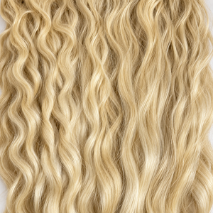 Hair4Wig ผมปลอมแบบหางม้า ยาว 60 ซม. สีบลอนด์ยุโรป ทำจากผมแท้ 100% แบบเป็นมัด ลอนธรรมชาติ สำหรับทำวิกผมในร้านเสริมสวย น้ำหนัก 1 กก. - Product Image 4