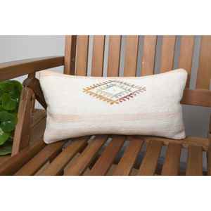 Almohada de lana Kilim Beige de lujo de 8x16 pulgadas, diseño rústico, seda tejida con estampado Floral esponjoso Vintage, ropa de cama portátil - Product Image 1