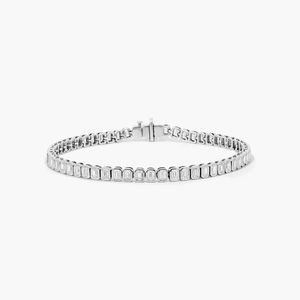 Iced Out 7 Inch Emerald Cut Lab Grown Diamond Tennis Bracelet Luxury Jewelry <b>Silver</b>/10K Gold Timeless Bling Gift <b>for</b> <b>Men</b> Women - Product Image 1