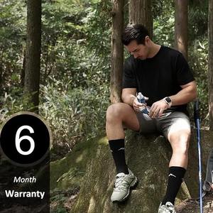 Camiseta de hombre al por mayor manga farol personalizada tela de lona de secado rápido transpirable alta calidad deporte correr Fitness músculo - Product Image 4