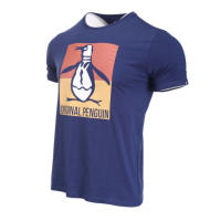 Kaos Pria Rajut Kustom OEM 100% Katun Cepat Kering Bernapas Kasual Logo Kustom Kerah Bulat 220g