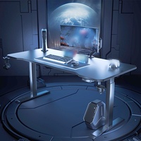 Bureau électrique de grande taille, 1.6m, 1.8m, réglable en hauteur, bureau à domicile, table d'étude, ordinateur, bureau électrique