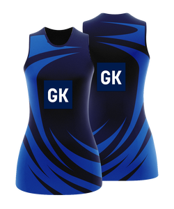 Custom Printed Black <b>Netball</b> Dress with High Quality Reversible Seamless 100% Polyester <b>Ball</b> Wear Medal Uniforms - Product Image 6