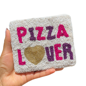 Porte-monnaie perlés faits à la main, motif léopard unique et composite, avec fermeture éclair et cordon, nouveauté - Product Image 1