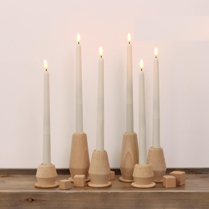 Pilier de chandelier en bois forgé à la main du fournisseur indien pour la décoration de fête de Noël pour les mariages de Diwali Prix réduit - Product Image 2