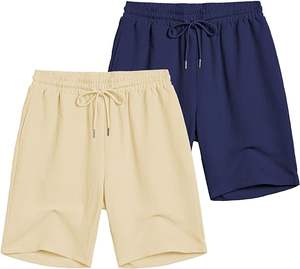 2025 verano algodón de alta calidad ropa informal personalizada hasta la rodilla trabajo diseño de moda más pantalones cortos de baño 100% algodón no tejido - Product Image 4