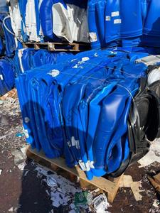 Chatarra de tambor azul HDPE reciclado exportador al por mayor embalado, gránulos de HDPE a granel, copos de tambor azul, precio de fábrica por tonelada, la mejor calidad - Product Image 5