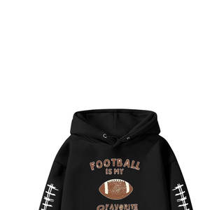 À la mode DTF DTG strass personnalisé imprimé à capuche Streetwear pull sweat à capuche pour hommes femmes - Product Image 4