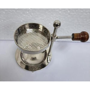 Most Selling Brass Incense Burner With Wooden Handle Silver Warmer Romantic Fragrance Handmade Adjustable Incense Burner - Product Image 3