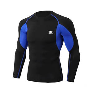 เสื้อยืดออกกำลังกายผู้ชาย ทรงเข้ารูป คอกลม ผ้าสแปนเด็กซ์ผสมโพลีเอสเตอร์ ระบายอากาศได้ดี แห้งเร็ว เหมาะสำหรับวิ่งและเล่นกีฬา ลายดิจิตอล - Product Image 1